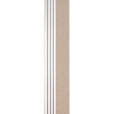 Рейка декоративная PS 2900х157х11мм Бежевая с серебром SW-00002150-