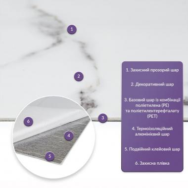 Самоклеюча стінова PET плитка 600*300*2mm (D) SW-00001684