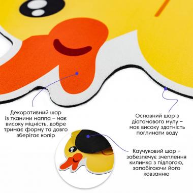 Вологопоглинаючий килимок 400х600х3мм Качечка SW-00002561