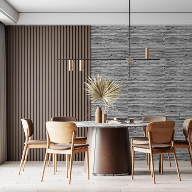 Самоклеющаяся 3D панель 19600х700х3мм Дерево Зебра SW-00001475