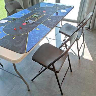 Складний стілець 46х52х79см Чорний SW-00001608