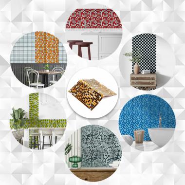 Мозаика зеркальная 298х298х4,5мм Медная SW-00002370