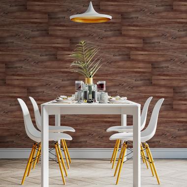 Самоклеящаяся виниловая плитка 152.4х914.4х1.5мм Каштан, цена за 1 шт. (СВП-002) Матовая SW-00000282