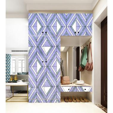 Самоклеюча плівка 0,45х10м х 0,07мм Зелені ромби SW-00001257