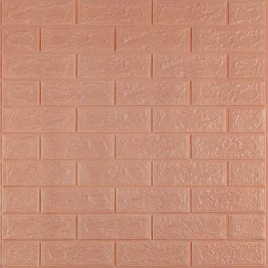 3D панель самоклеющаяся 700x770x3мм кирпич Пудра SW-00001716