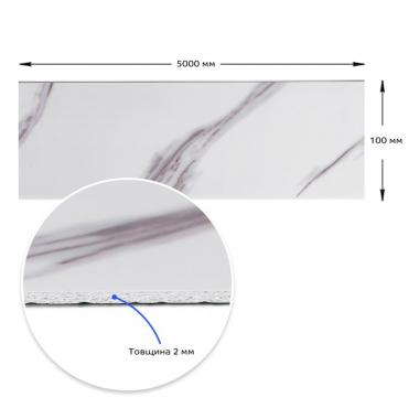 Плінтус вініловий самоклеючий 5000х100х2мм Глянцсовий (D) SW-00002119