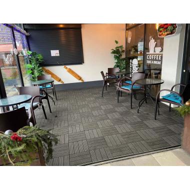 Композитна плитка WPC 30х30х2см Вугілля (D) SW-00001713