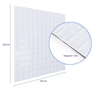 Самоклеющаяся полиуретановая плитка 235х235х1мм (D) SW-00001940