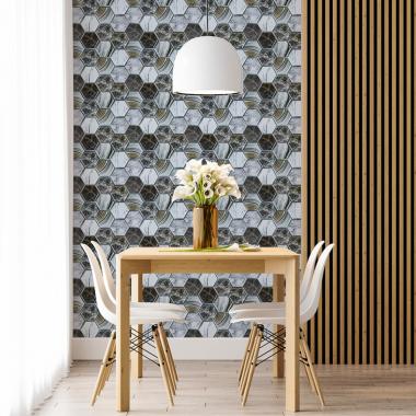 Декоративная ПВХ плитка на самоклейке 275х285х4мм Соты, цена за 1 шт. (СПП-500) SW-00000524