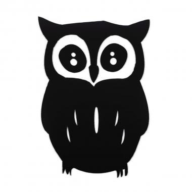 Зеркальный декор акриловый самоклеющийся Сова черная (D) SW-00002493
