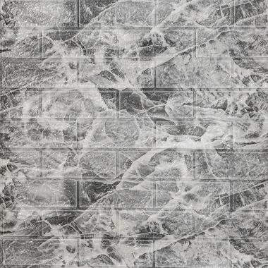 Самоклеющаяся 3D панель в рулоне 19600x700x3мм Мрамор Черный (R061-3-20) SW-00001196