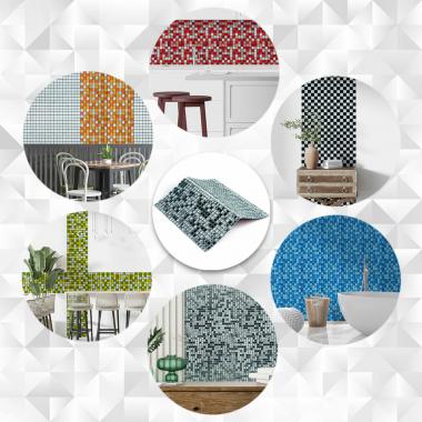 Мозаика зеркальная 298х298х4,5мм Серебро SW-00002371