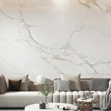 Самоклеюча вінілова плитка набір (6 рулонів) 3600х2800х2мм Бежевий мармур SW-00001448