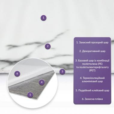 Самоклеюча стінова PET плитка 600х300х2мм SW-00001671