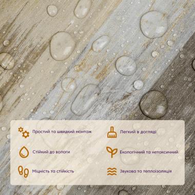 Самоклеящаяся виниловая плитка 152.4х914.4х1.5мм Мозаика светлая, цена за 1 шт. (СВП-007) Матовая SW-00000288