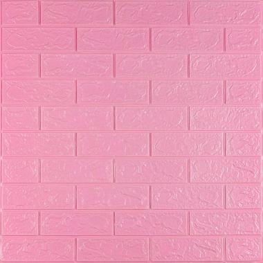 Самоклеющаяся 3D панель под Розовый Кирпич 3080х700х3мм SW-00001757
