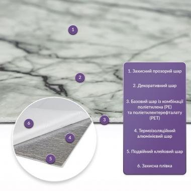 Самоклеюча стінова PET плитка у рулоні 600х3000х2мм SW-00001701