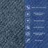 Самоклеюча плитка під ковролін в рулоні сірий 600х3000мм SW-00002584