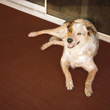 Композитна плитка WPC 30х30х2см Тик (D) SW-00001712