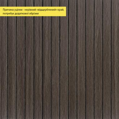 УЦЕНКА. Покрытие виниловое самоклеющееся 3D рейки 600х600х2,8мм Дымчатый каштан SW-00002962