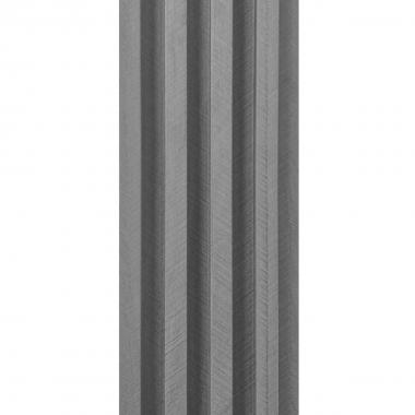 Рейка декоративна WPC стінова 3000х165х23мм Вугілля SW-00001534