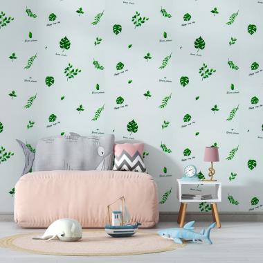 Обои самоклеющиеся 2800х500х1,5мм Листочки (D) SW-00001945