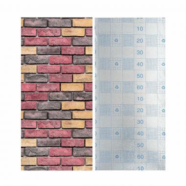 Обои самоклеющиеся 2800х500х1,5мм Красный екатериновлавский кирпич (D) SW-00001944