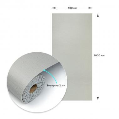 Самоклеящаяся виниловая плитка в рулоне 600х3000х2мм Серый лён Мат SW-00002043