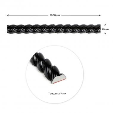 Молдинг 5000х10х7мм Чорний SW-00002682