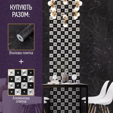 Самоклеюча вінілова плитка в рулоні 600х3000х2мм Попеляста (0004-8-матовий) SW-00001175