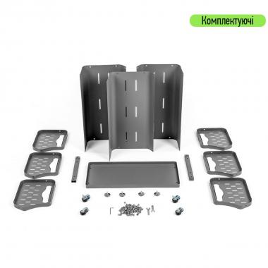 Стелаж універсальний для зберігання триярусний 60х30х77см SW-00002259