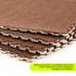 Підлога-пазл плюшевий 60х60х1см Коричневий (D) SW-00002083