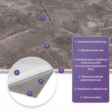 Самоклеюча стінова PET плитка 600х300х2мм SW-00002316