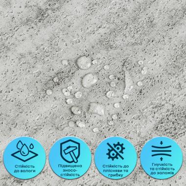 Самоклеюча гнучка штукатурка в рулоні 600х3000х2,5мм Темний граніт SW-00002993