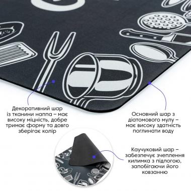 Вологопоглинаючий килимок 500х800х3мм SW-00001888