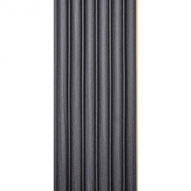 Рейка декоративная WPC круглая стеновая 3000х152х15мм Графит SW-00001873