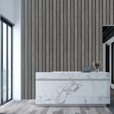 Рейка декоративная PS 2900х118х12мм Серый мрамор SW-00001751