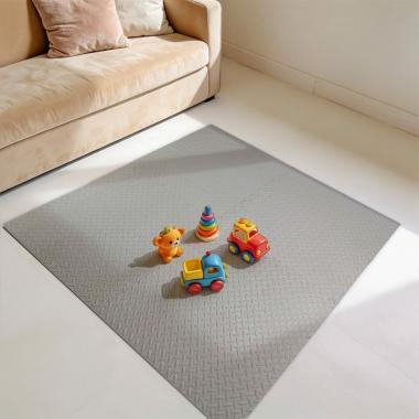 Підлогове двостороннє покриття GREY та BLACK 60*60cm*2cm (D) SW-00001843