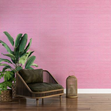 Самоклеющаяся 3D панель под Розовый Кирпич 3080х700х3мм SW-00001757