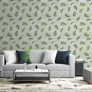 Панель стінова 3D 680х670х4мм Папороть на бежовому фоні (D) SW-00001983