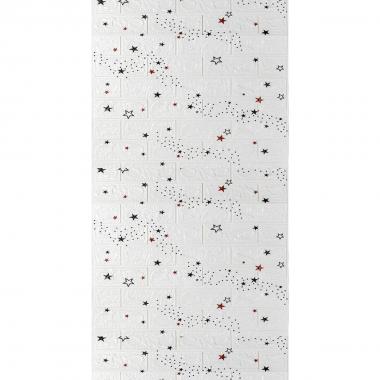 Панель стеновая в рулоне 3D 700мм*3,08м*3мм звёзды (D) SW-00002265