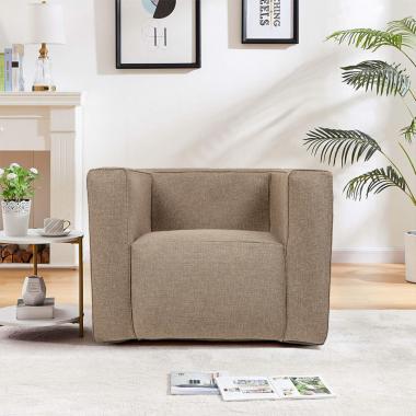 Надувне крісло Коричневе SW-00002291