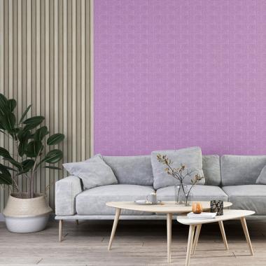 3D панель самоклеюча 700х770х5мм цегла світло - фіолетова (015-5) SW-00000083