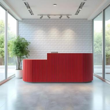 Декоративная ПВХ панель 960х480х4мм Белый клинкерный кирпич SW-00001431