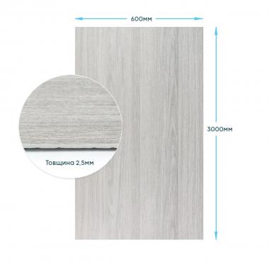 Самоклеящаяся гибкая шёлковая штукатурка в рулоне 600х3000х2,5мм Пепельное дерево SW-00002997