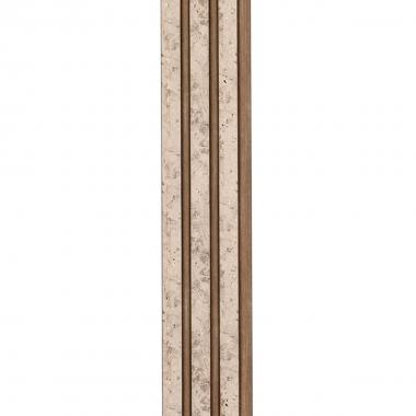 Рейка декоративная PS 2900х115х12мм Бежевый меланж с золотыми вкраплениями SW-00001742