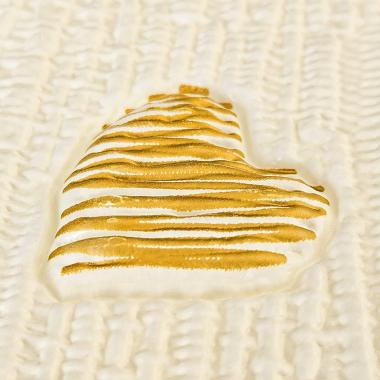 Панель стінова 3D 700х700х4мм Зірки та місяці на бежевому фоні SW-00001971