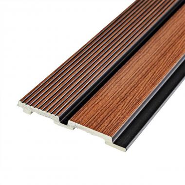 Рейка декоративная PS 2900х118х12мм Теплый каштан SW-00001753