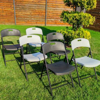 Складний стілець 46х52х79см Чорний SW-00001608