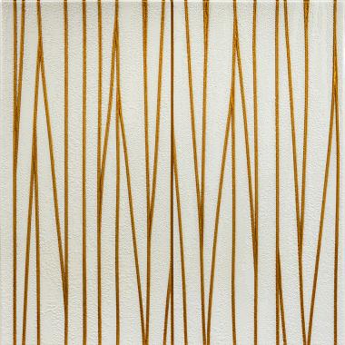 Самоклеюча 3D панель 700х700х5мм Золоті стрічки (440) SW-00001184